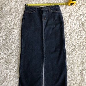 Gap long denim jean skirt women’s size 6